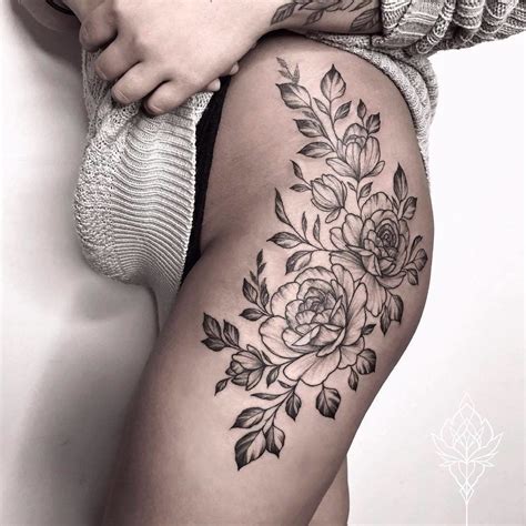 48-beautiful-rose-tattoo-ideas-for-summer-hip-tattoos-women,-flower-hip-tattoos,-hip-tattoo