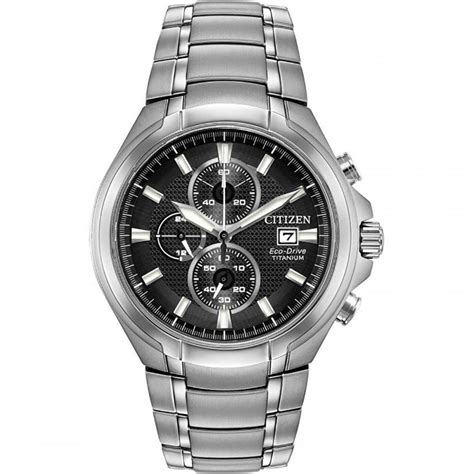 Citizen Eco Drive Titanium Chrono Titanium Chronograph Watch Watches