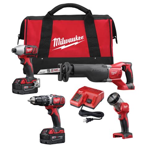 Milwaukee M18 4 Tool Combo Kit