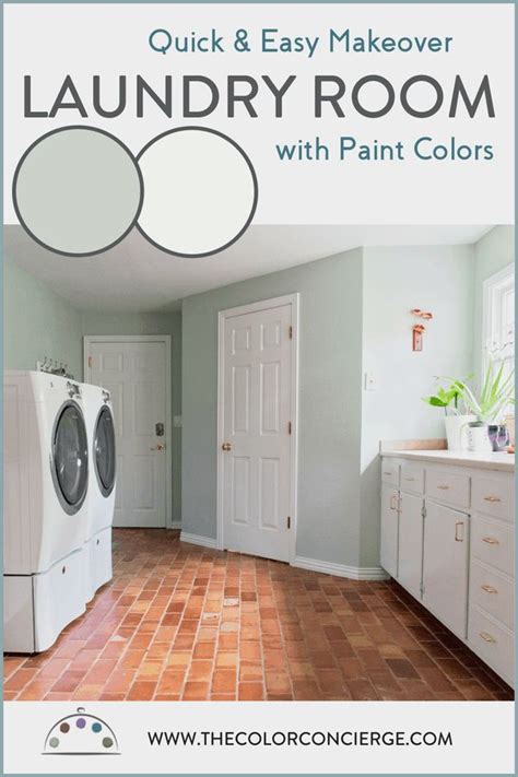 Quick And Easy Laundry Room Makeover With Paint Colors In 2020 Laundry