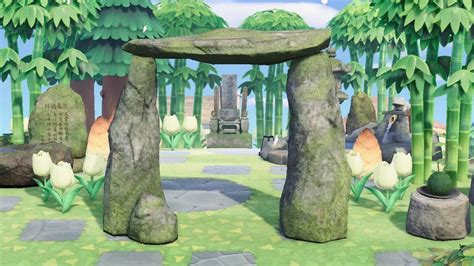 Bamboo is one of the most exotic plants present everywhere. Shrine entrance ⛩ : ac_newhorizons | Animal crossing, New animal crossing, Animal crossing game