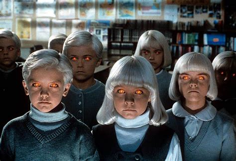 Alien Children In A Scene From The Film Village Of The Damned 1995