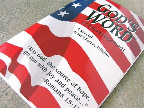 Gods Word Of Encouragement A Special Armed Forces Edition Case