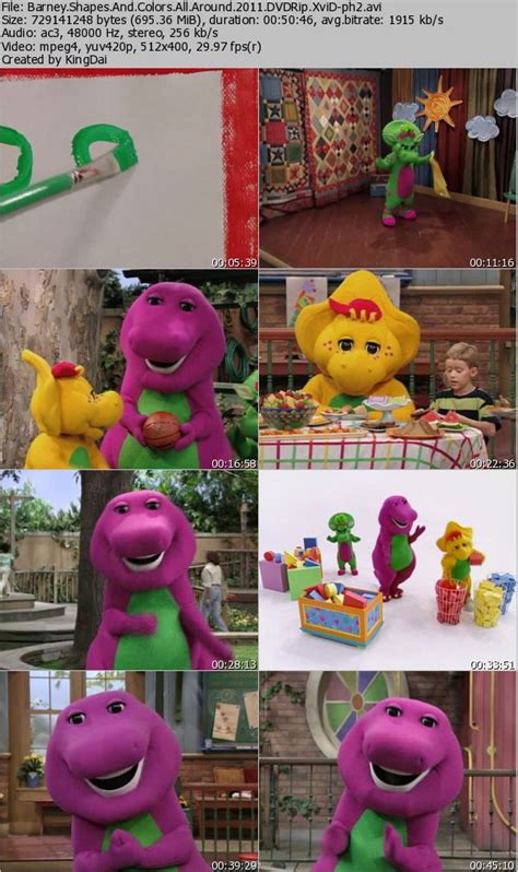 Barney Shapes And Colors All Around 2011 Dvdrip Xvid Ac3 Ph2