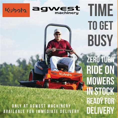 Kubota Z232 42″ 215hp Zero Turn Mower Agwest Machinery