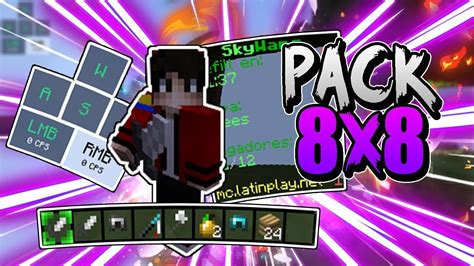 El Mejor Texture Pack 8x8 Para Pvp Fps Boost Sube Fps Youtube