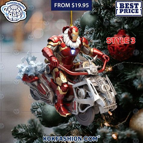 Iron Man Christmas Ornament Worldwide Shipping