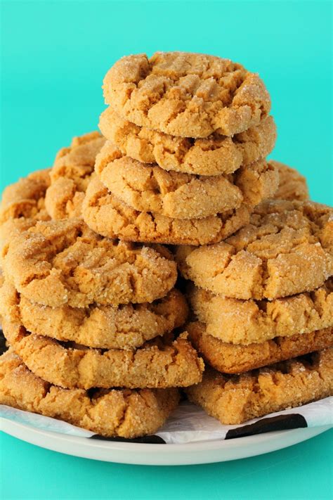Now mix together the oats and the melted butter. Quick and easy vegan peanut butter cookies that are ...
