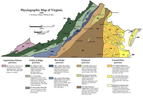 Five Regions Of Virginia Map