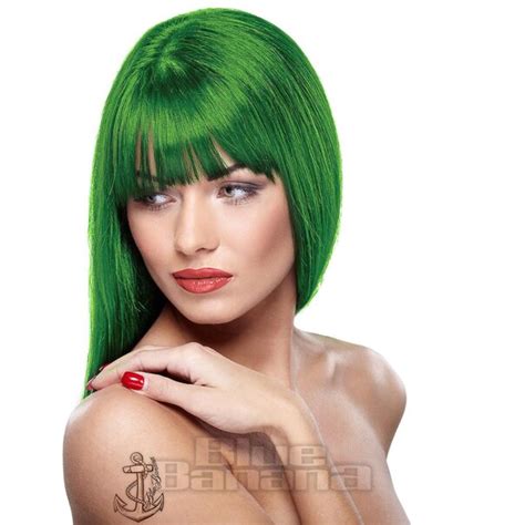 Paintglow Uv Neon Green Hair Dye Semi Permanent Colour