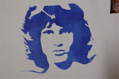 Jim Morrison Stencil By Jufrezza On Deviantart