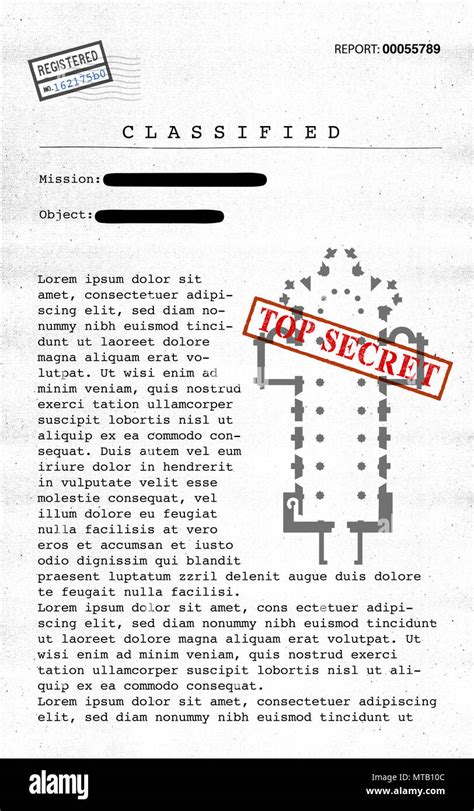 Top Secret Document Declassified Confidential Information Secret