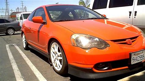 2004 Milano Red Acura Rsx Dc5 Lowered On D2 Coilovers On Authentic 17