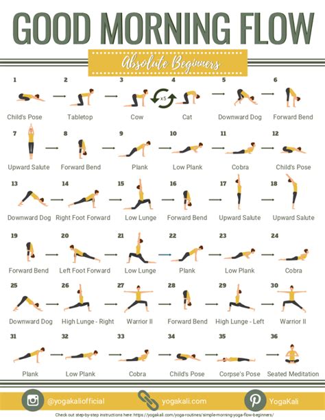 Simple Good Morning Yoga Flow For Beginners Yoga Kali Yoga