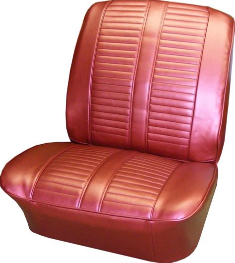 Seat Upholstery Us Made 1965 Pontiac 22 Bucket Seat Cover Front