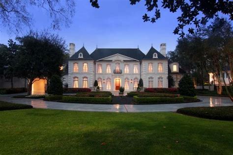 French Chateau Inspired Home In River Oaks