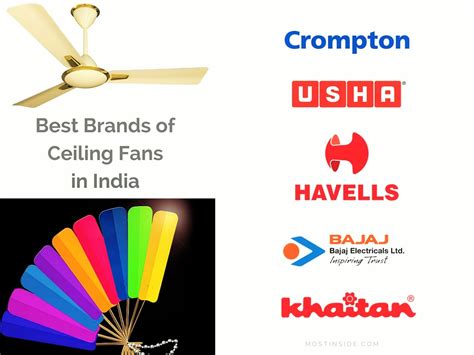 The ceiling fan industry is very competitive, and every year ceiling fan manufacturers try to outdo each other by making better fans. Best Brands of Ceiling Fans in India