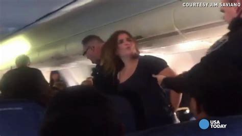 Screaming Woman Removed From American Airlines Flight