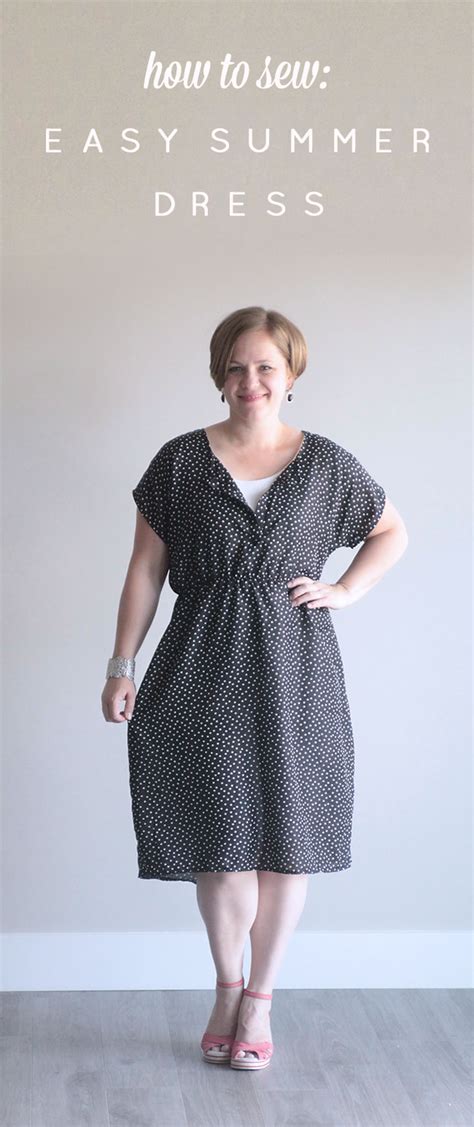 The Easy Tee Dress In A Woven Simple Summer Sew Its Always Autumn