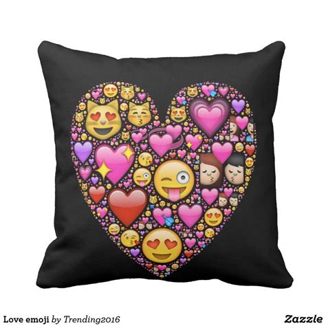 Love Emoji Throw Pillow Emoji Love Emoji Emoji Wallpaper