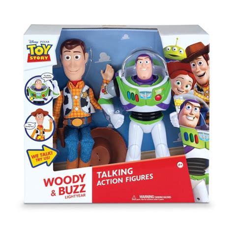 Toy Story Woody And Buzz Lightyear Talking Action Figures Browns Toy