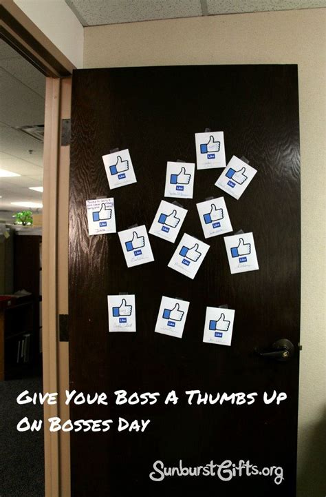 What you say when you leave could be mentioned to prospective employers, and negativity isn't going to get you a positive recommendation. Give Your Boss a Thumbs Up On Bosses Day | Gifts for boss ...