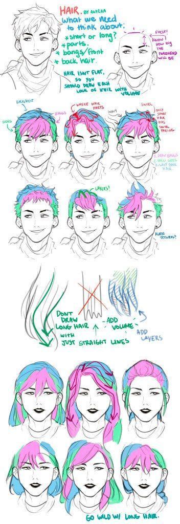 10 Amazing Drawing Hairstyles For Characters Ideas Drawings Drawing