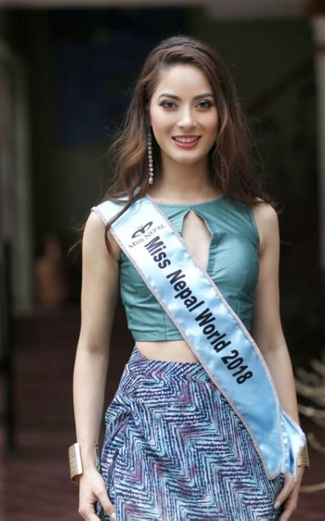 Miss Nepal World 2018 Shrinkhala Khatiwada Featured On Saptahik Models