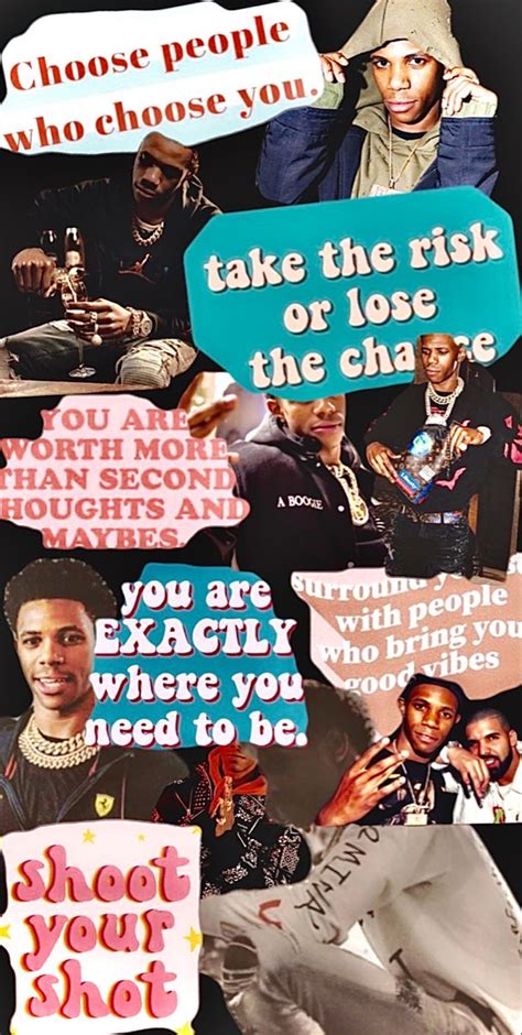 Wallpaper Collage Artist Rapper Quotes Aesthetic