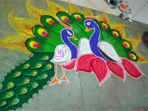 Best Rangoli Designs With Flowers Images Easy