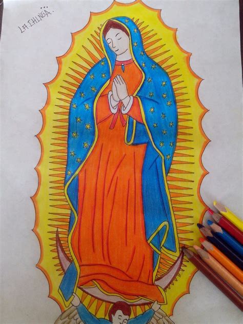 Como Dibujar La Virgen De Guadalupe Images And Photos Finder