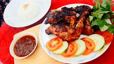 RESEP AYAM BAKAR PEDAS MANIS YANG SUPER ENAK || AYAM BAKAR ...