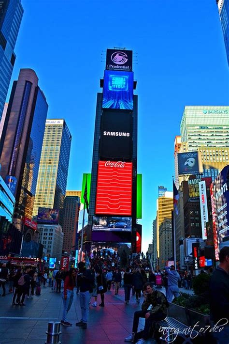 Time Square In New York Ny Usa