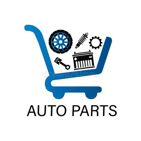 Discover 86 car parts designs on dribbble. Vector Logo Of Car Parts, Auto Repair Stock Illustration ...