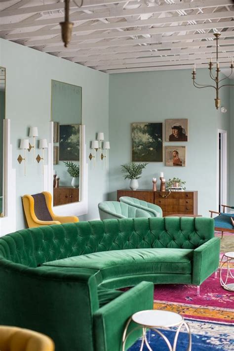 Made sofa blaugrun angstraum in 2019 kuchensofa samt. Vintage Möbel - Retro Möbel Style | Retro möbel, Grünes sofa, Wohnen
