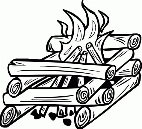 campfire coloring page coloring page blog my xxx hot girl