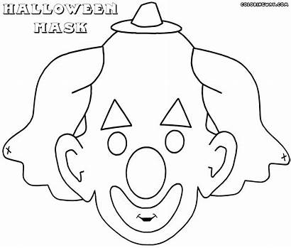 Halloween Mask Coloring Pages Colorings Coloringway
