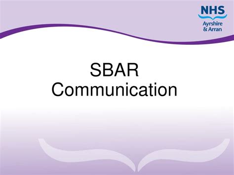 Ppt Sbar Communication Powerpoint Presentation Free Download Id