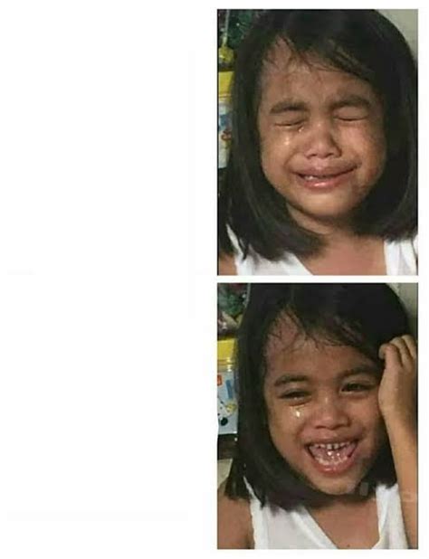Kid Crying Happy Blank Template Imgflip