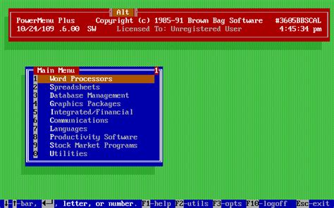 An Old Computer Screen Showing The Program For Operating Windows And