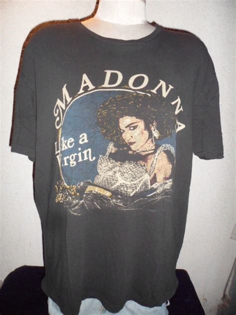 Vintage T Shirt Madonna Like A Virgin Tour By Hurrycane