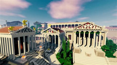 Ancient Rome In Minecraft Trailer For Roma Antiqua 320 Ad Youtube