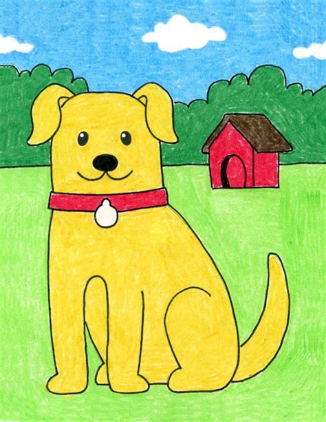 How To Draw A Dog · Art Projects For Kids