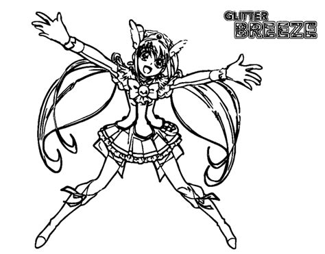 Glitter Force Coloring Pages Printable For Free Download