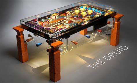 They can made into martini bars, mirrors, or just framed. Turning playfields into coffee tables | Pavlov Pinball