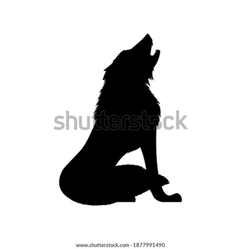 Vector Image Wolf Shadow Stock Vector Royalty Free 1877991490