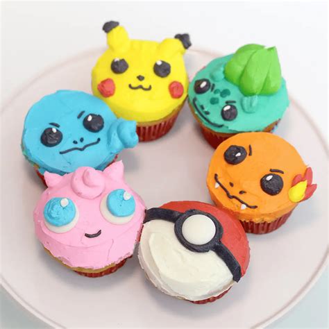 Pokemon Cupcakes Pankobunny Recipe In 2023 Pokemon Birthday Cake