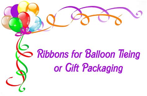 Many Colours Pre Cut 10 Meter Length Balloon Curling Ribbon Birthday