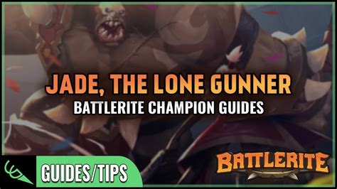 A mysterious gunslinger with a score to settle. Jade Guide - Detailed Champion Guides | Battlerite - YouTube