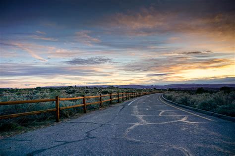Sunset Open Road Colorful Sky Hd Nature 4k Wallpapers